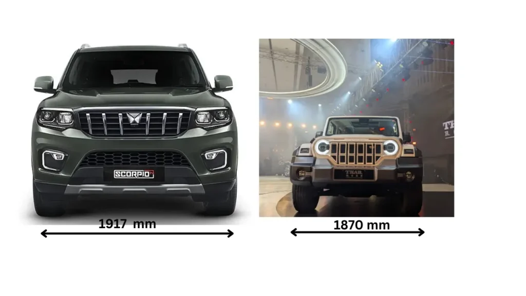 Mahindra Thar roxx vs Scorpio n