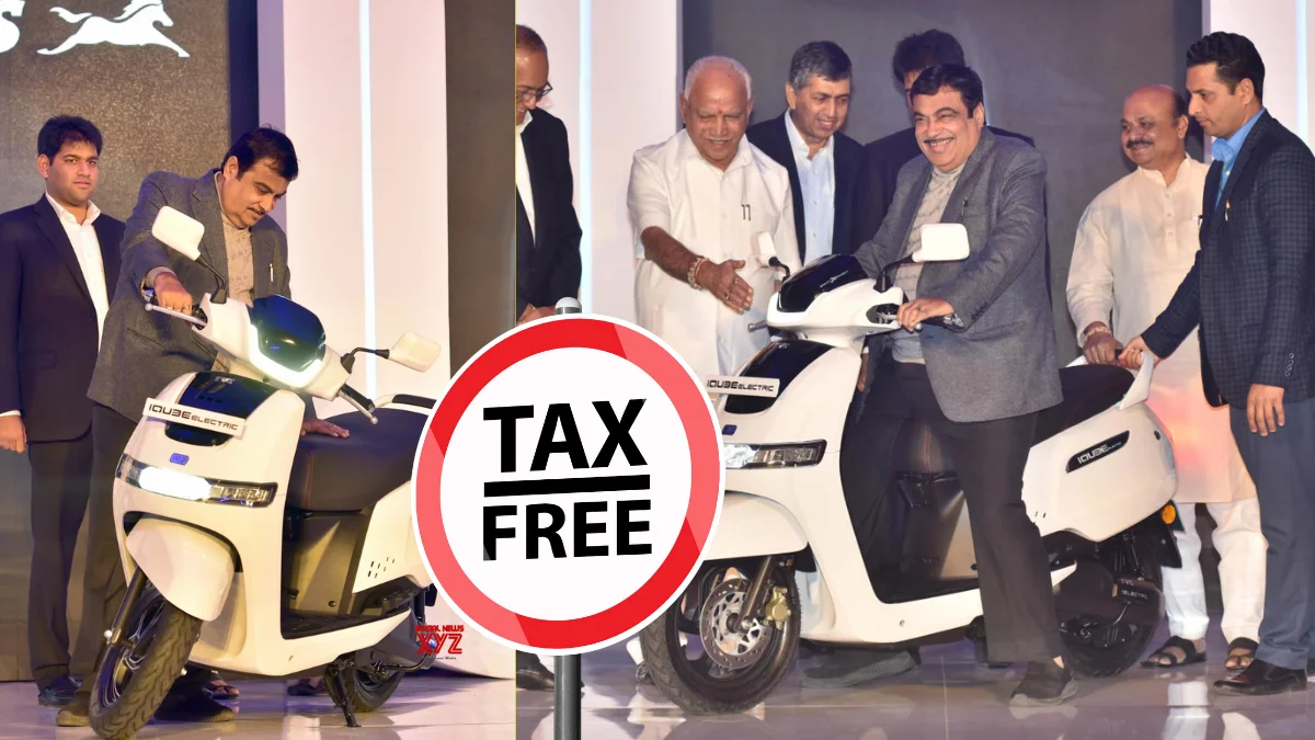 tvs iqube 2025 tax free