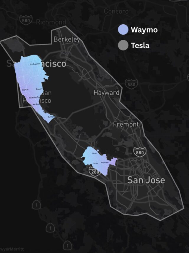 About 7.7 million people live within Tesla's new Bay Area ride-hailing geofence.