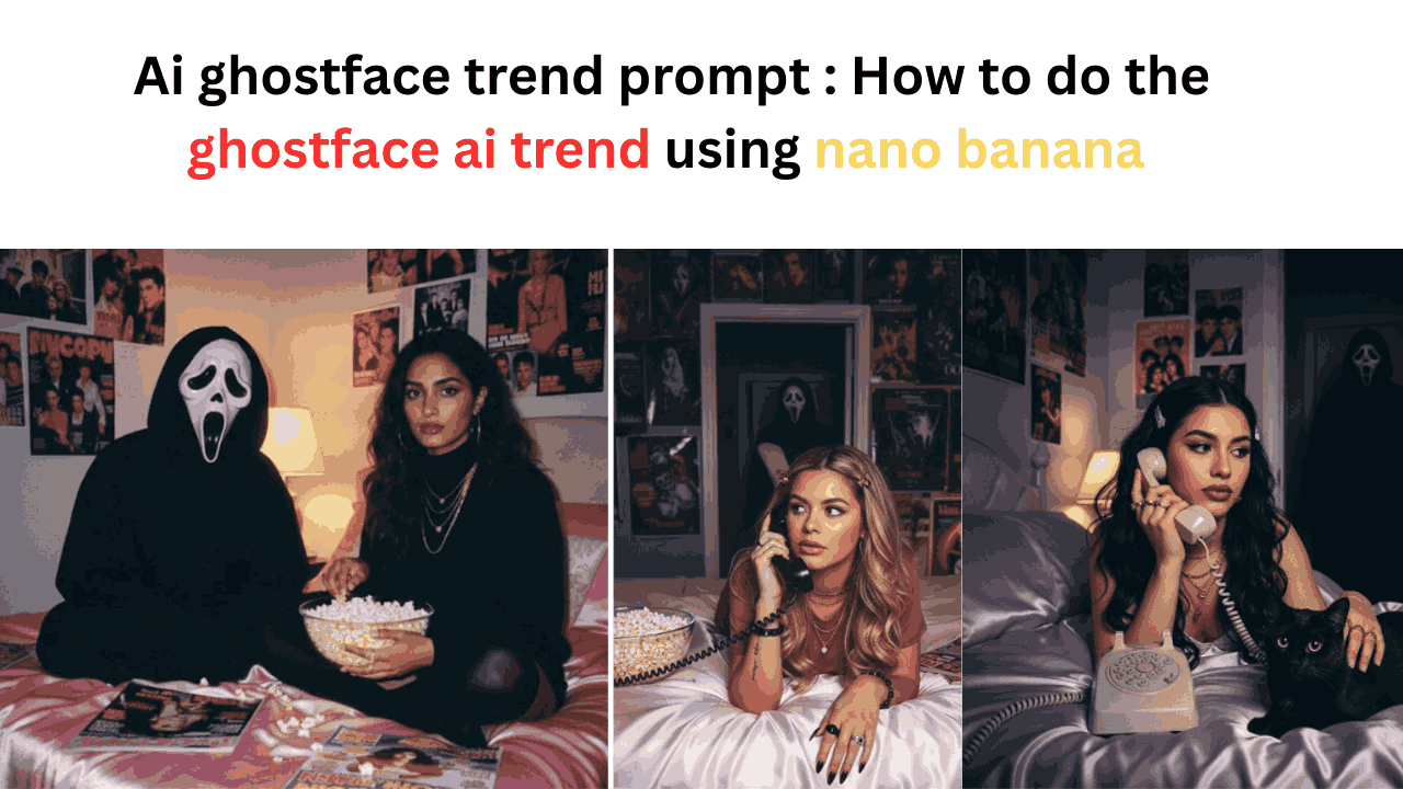Ai ghostface trend prompt How to do the ghostface ai trend using nano banana a google gemini ai modal