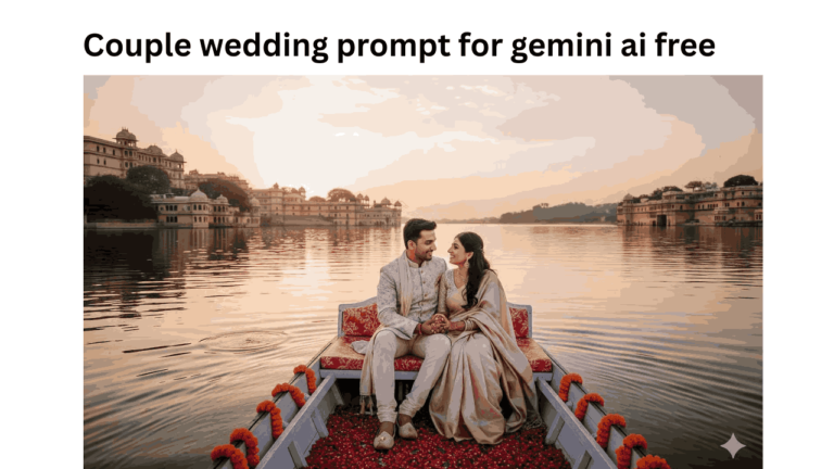Couple wedding prompt for gemini ai free