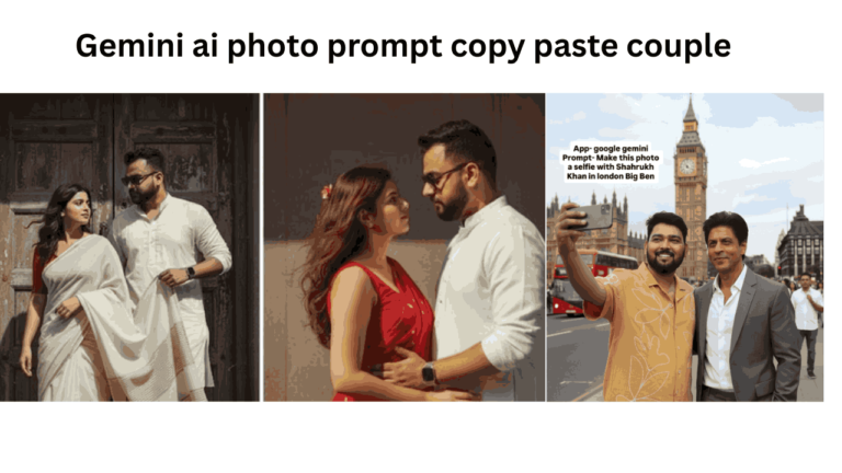 Gemini ai photo prompt copy paste couple