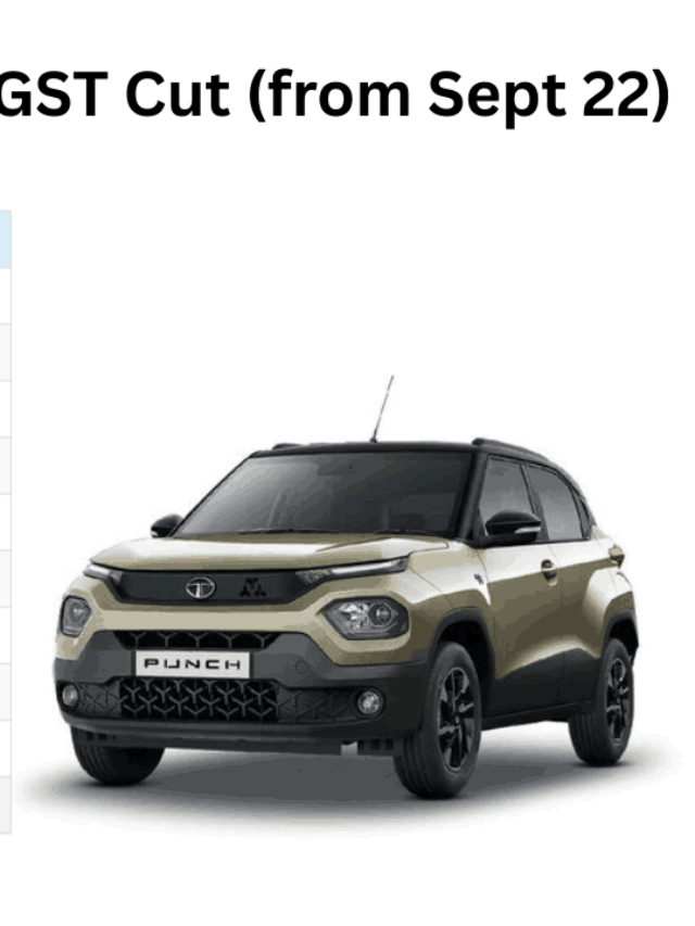 Tata Punch Price After GST Cut (from Sept 22)