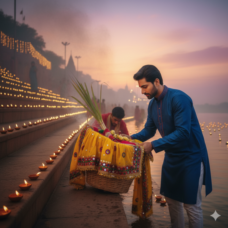 Chhath puja prompt geminiĀ for boy