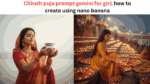 Chhath Puja Prompt couple