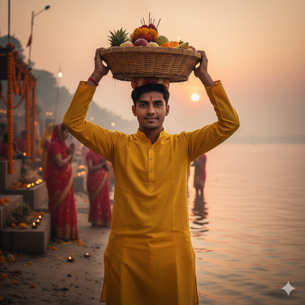 Gemini ai Chhat Puja prompt : How to create Chhat Puja Photo Editing Google Gemini Prompt