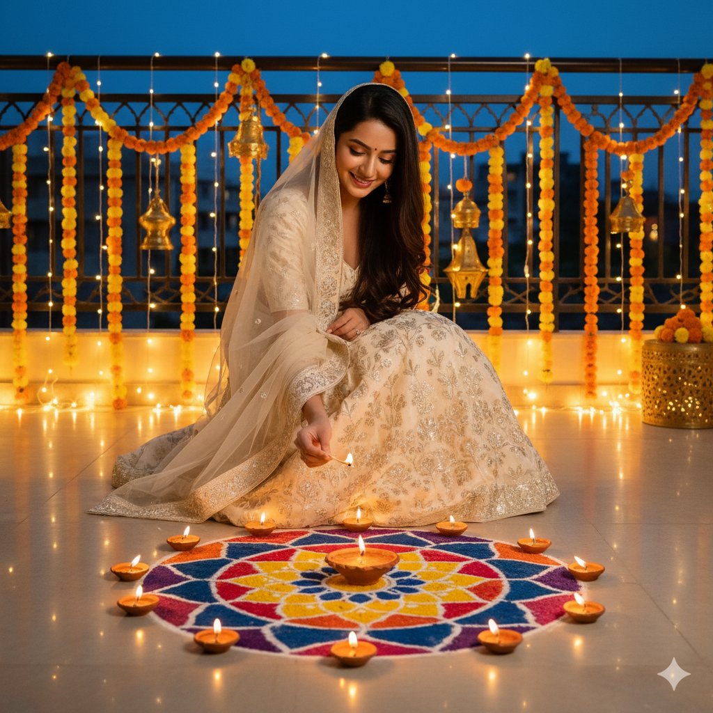Gemini ai diwali photo editing prompts