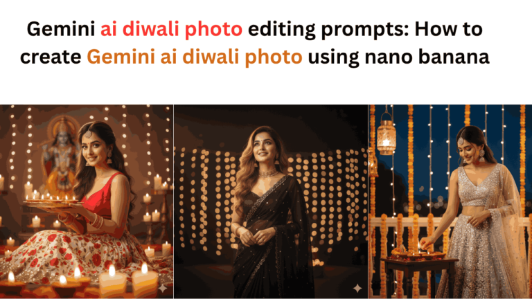 Gemini ai diwali photo editing prompts