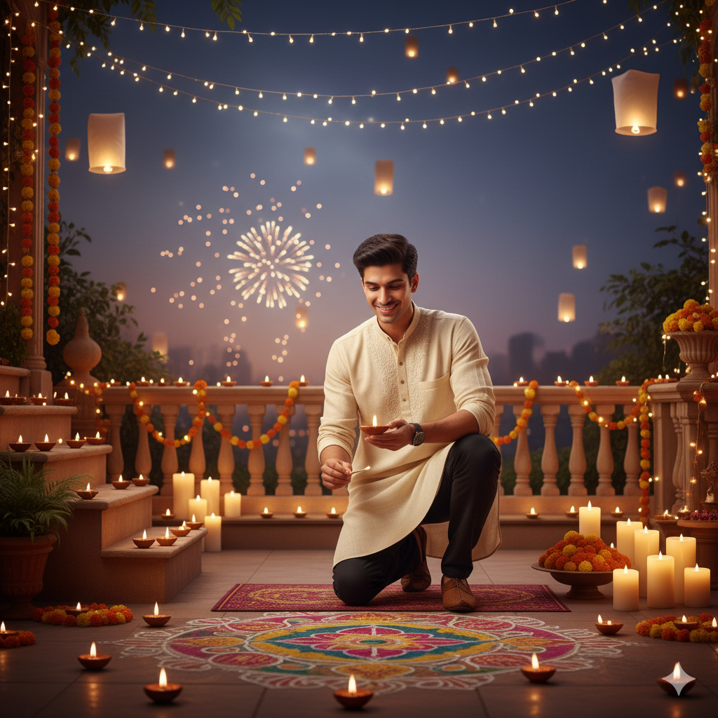 Gemini ai photo prompt copy paste trending boy diwali: Here the best Google Gemini AI Boy's Diwali Trend Photo Editing prompt