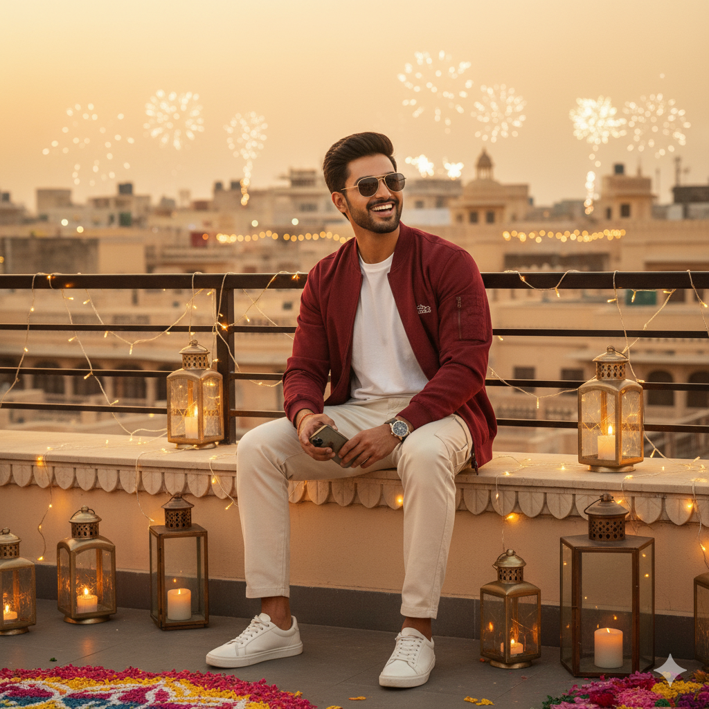 Gemini ai diwali photo editing prompts that are trending on instagram