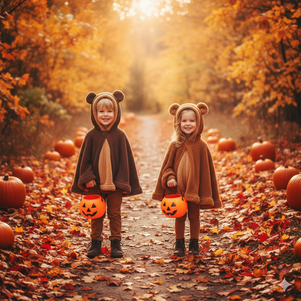 Halloween ai trend prompt kids tiktok