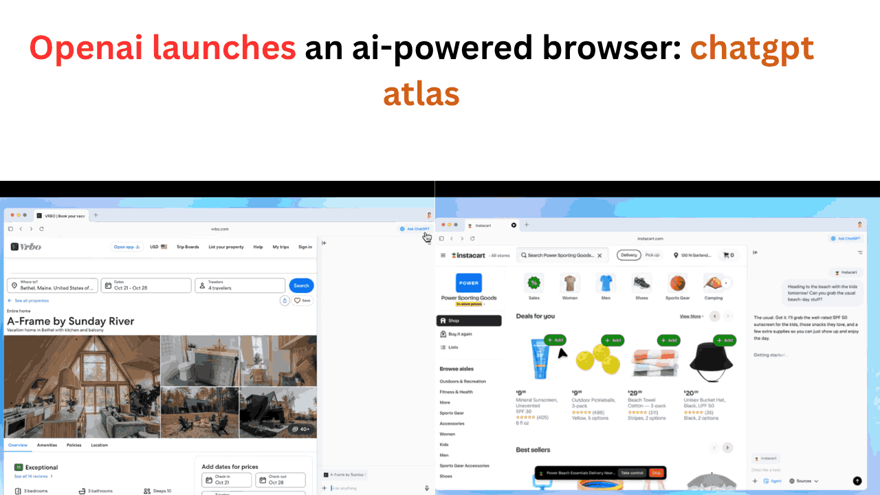 Openai launches an ai-powered browser chatgpt atlas Open ai browser atlas check all features & benefits