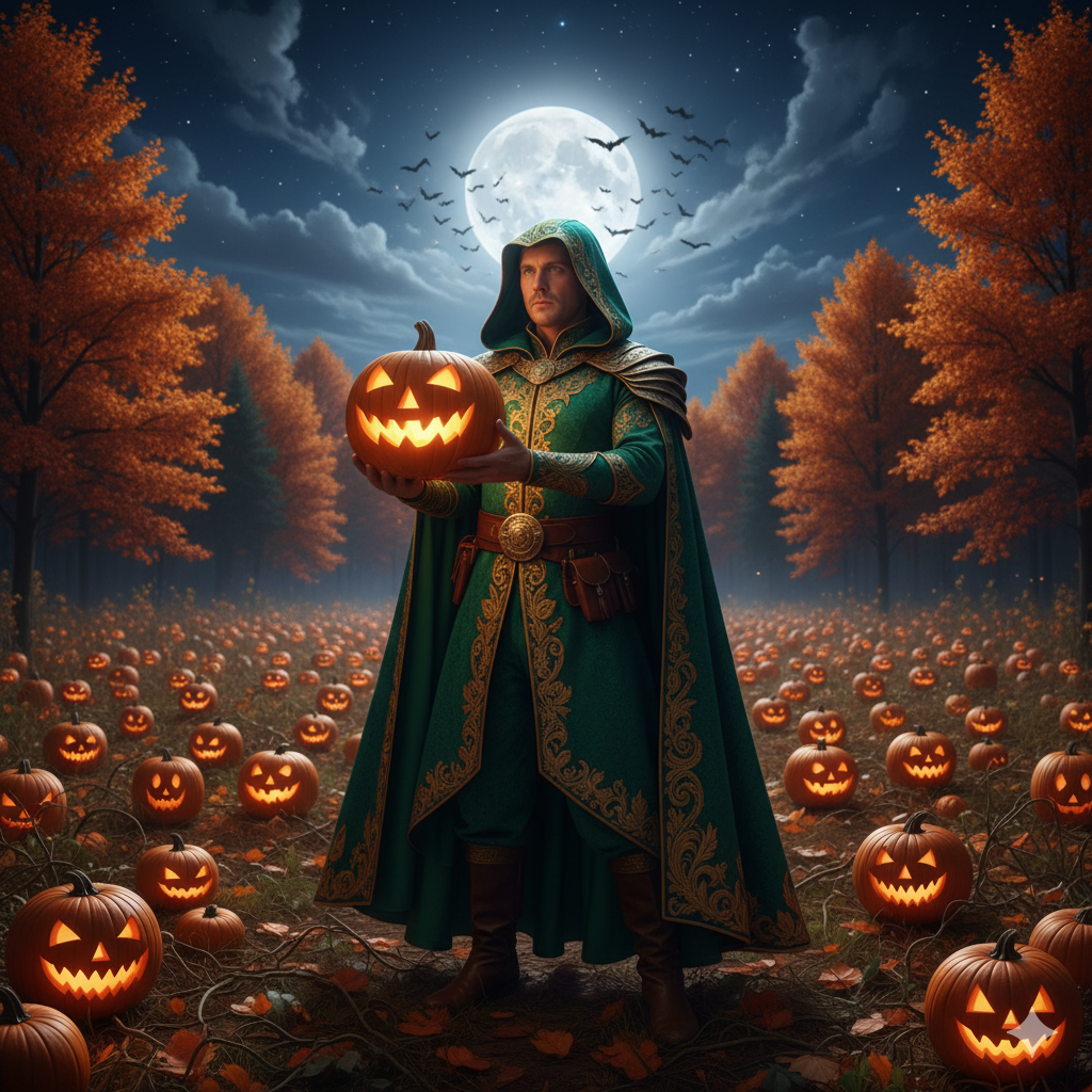 Prompt for gemini ai boy style trending: halloween ai prompts for men