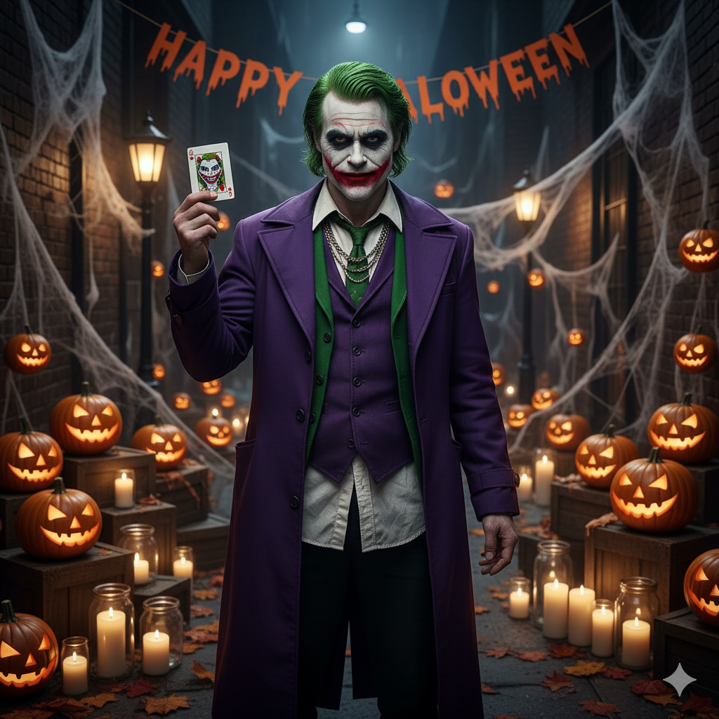 Prompt for gemini ai boy style trending: halloween ai prompts for men