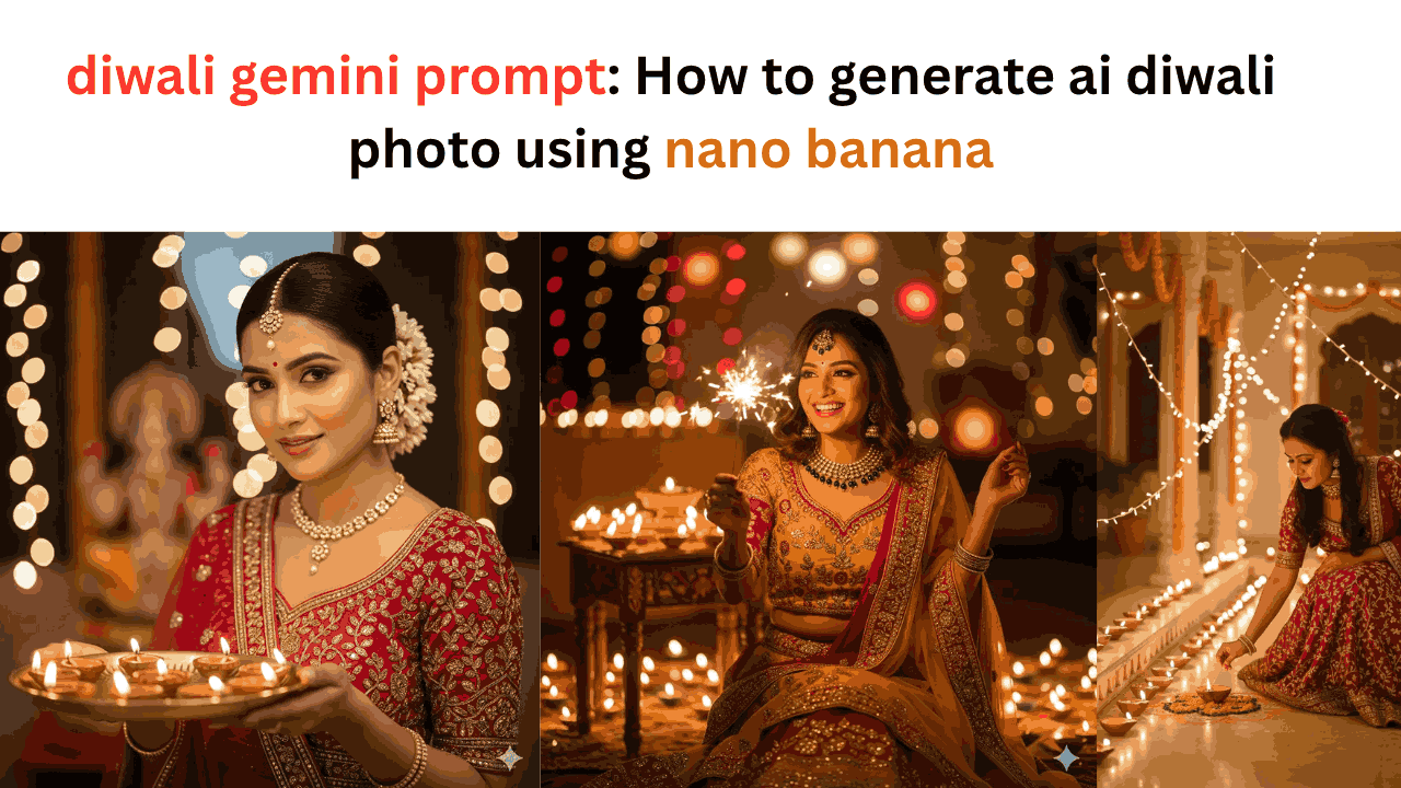 diwali gemini prompt How to generate ai diwali photo using nano banana